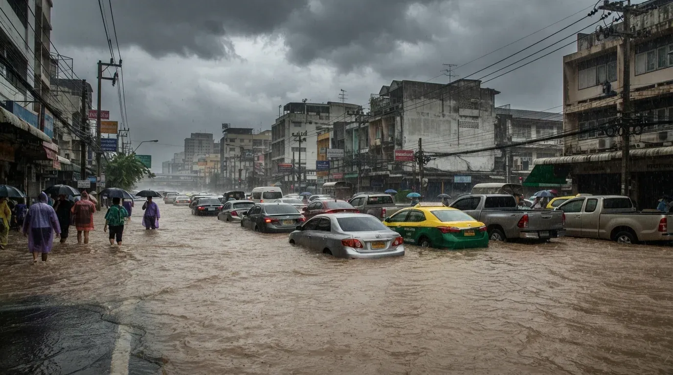 Thailand Floods Cause Travel Chaos at Bangkok Airport and 24 Deaths