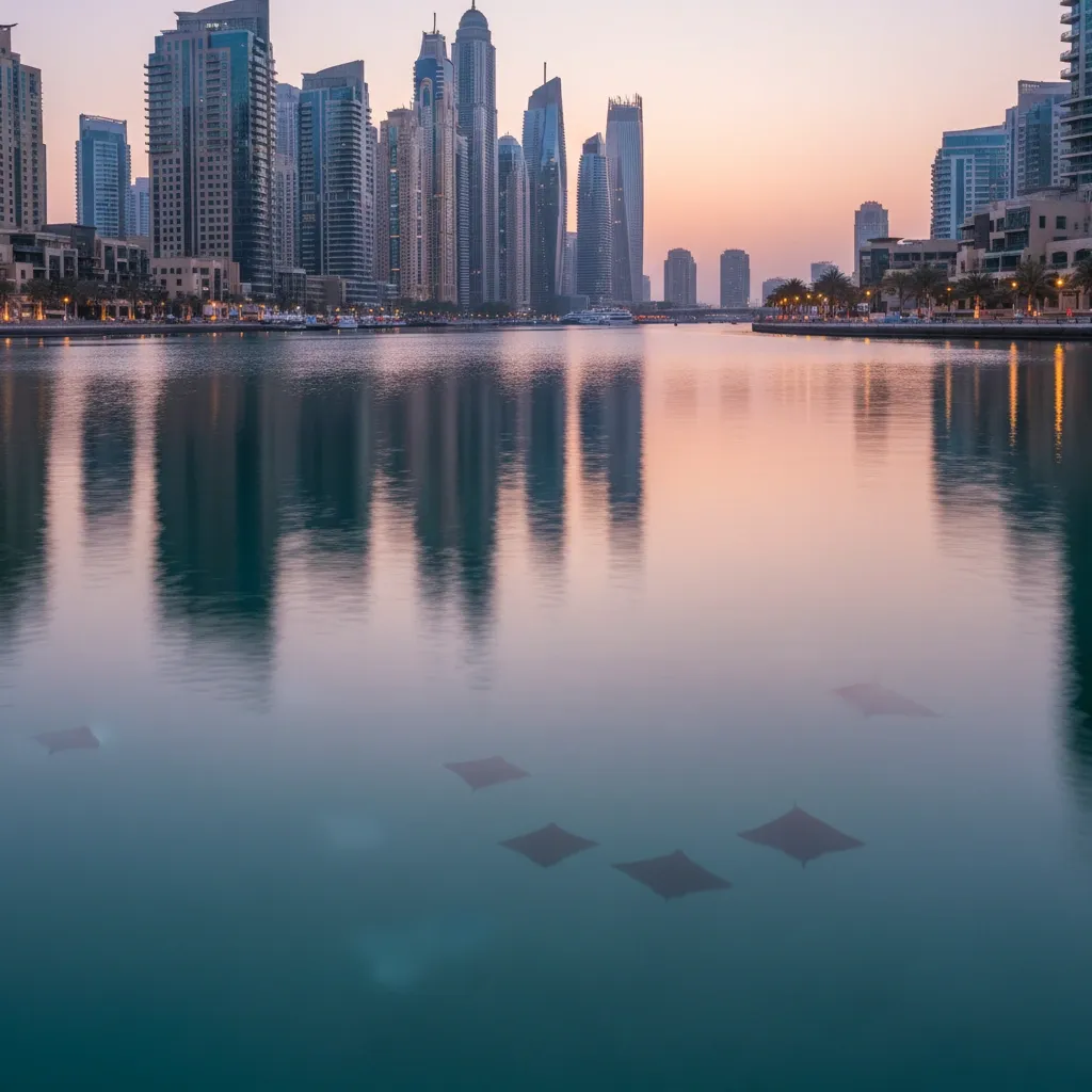 When Geopolitics Silenced Dubai Marina's Engines, Endangered Rays Returned