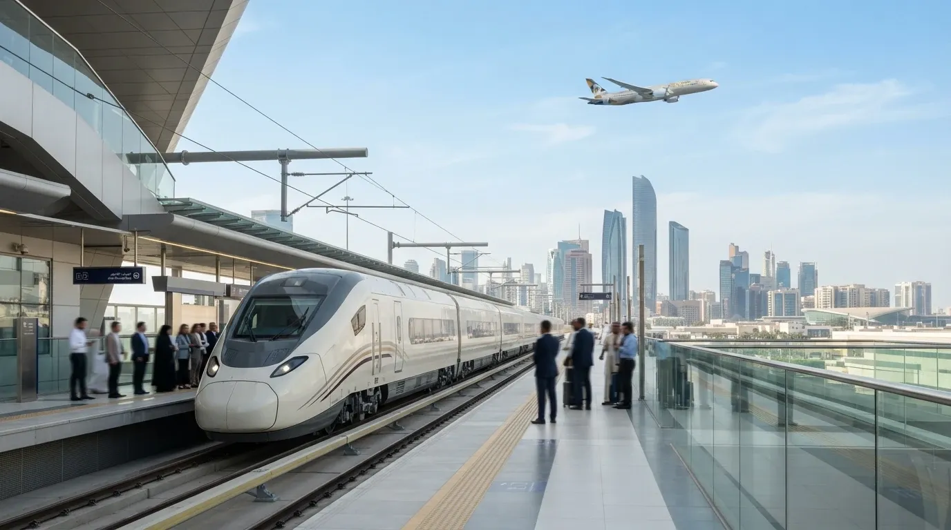 UAE Announces Study into Seamless Air-Rail Link Between Abu Dhabi Airport and Rail Network