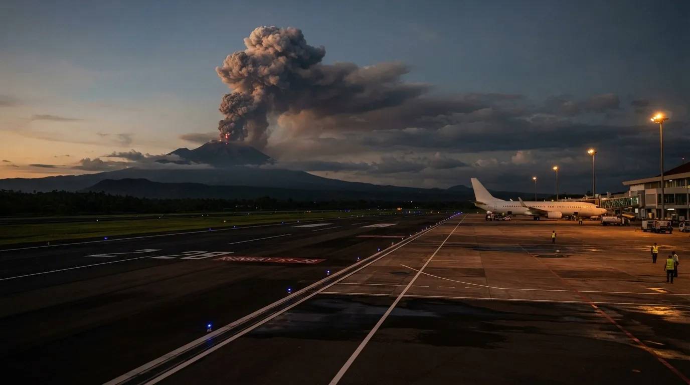 Jakawa Airport Reopens but UAE Travelers Face Volcano Disruption Risks
