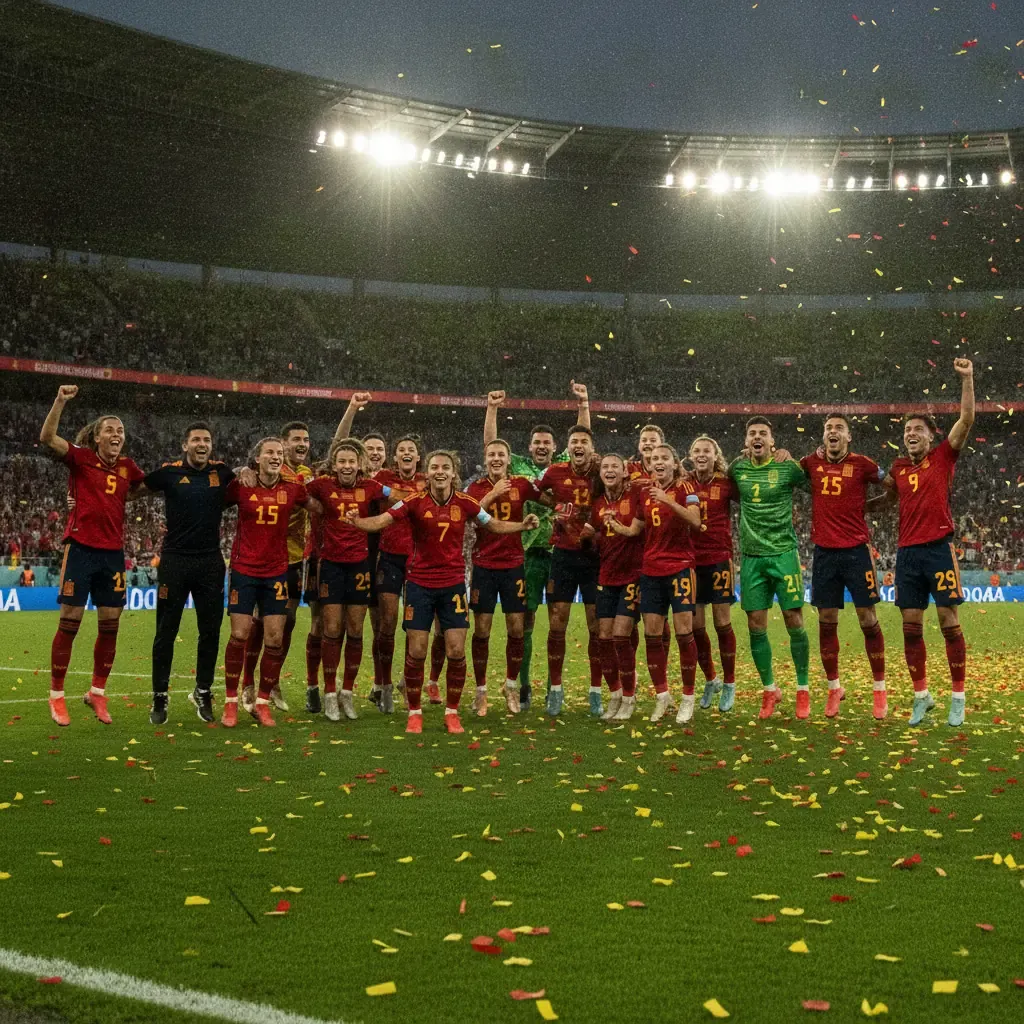 Spain Dominates France 2-0 to Reach World Cup Final